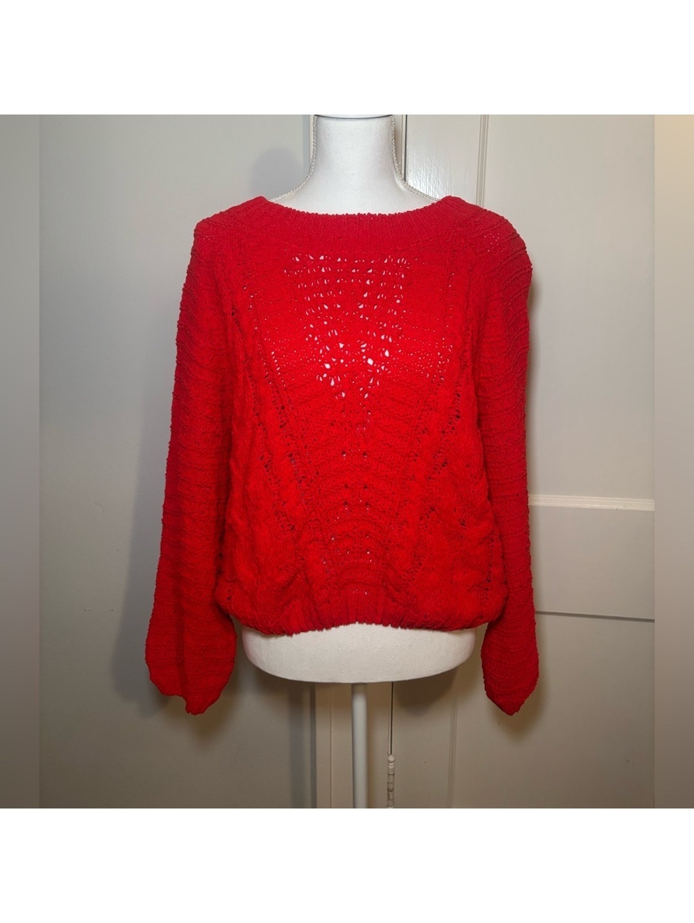 Red Knit Sweater